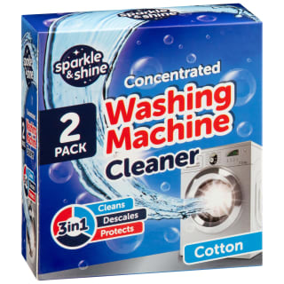 Sparkle & Clean Washing Machine Cleaner 2pk - Cotton