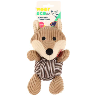 Woof & Co Knotted Tummy Dog Toy - Fox