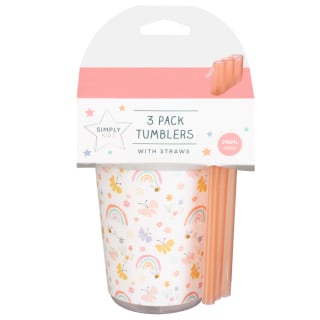 Simply Kids Tumblers 3pk - Rainbow