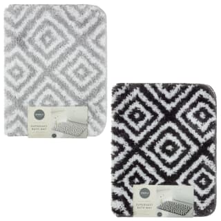 398250-398256-supersoft-diamond-tuffted-bath-mat-group