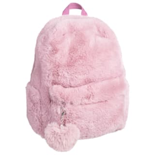 Plush Backpack - Pink