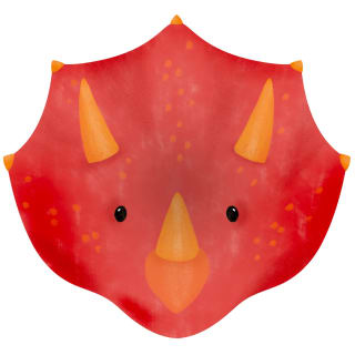 Kids Animal Shaped Plate - Dinosaur