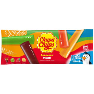 Chupa Chups Squeezee Mixed 12pk