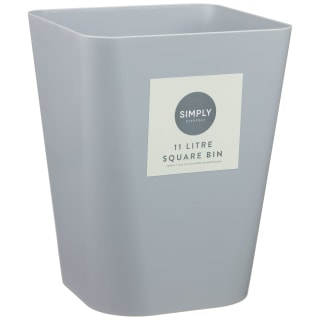 Simply Everyday Square Bin 11L - Grey