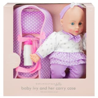 Baby Boutique Baby Ivy & Carry Case - Purple