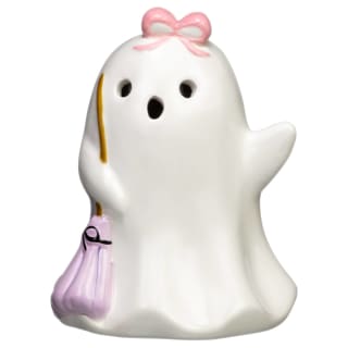 Mini Light Up Ghost - Pink Bow
