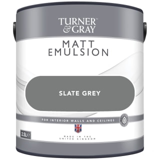 Turner & Gray Matt Emulsion 2.5L - Slate Grey