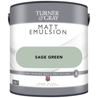 Turner & Gray Matt Emulsion 2.5L - Sage Green