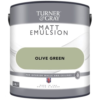 Turner & Gray Matt Emulsion 2.5L - Olive Green