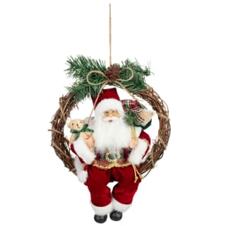 Santa Wreath Decoration