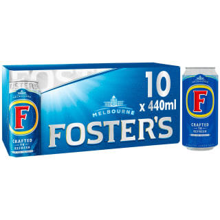 Foster's Beer Cans 10 x 440ml