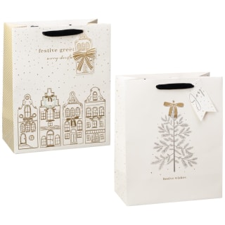 Nordic Glow Christmas Gift Bag - Large - Assorted