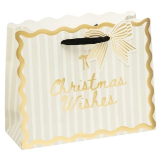 Nordic Noel Shopper Gift Bag - Christmas Wishes