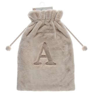 Teddy Alphabet Sack - Taupe - Assorted