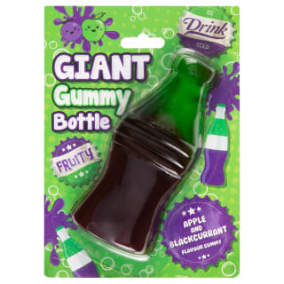 Giant Gummy Bottle 90g - Apple & Blackcurrant