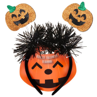 Ella Style At Halloween Headband - Pumpkin