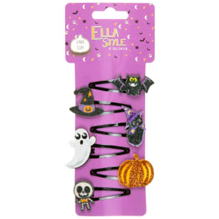 Ella Style At Halloween Hair Clips 6pk