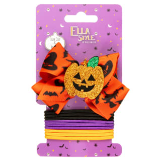 399913-halloween-hair-accessories-bow-clip-and-elestics-set-pumpkin