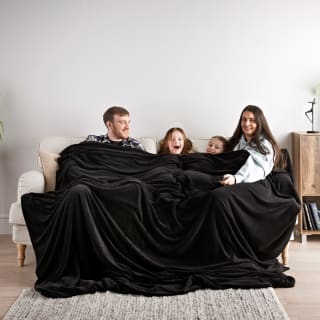 Simply Thermal Super Soft Family Blanket - Black