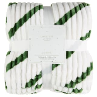 400313-christmas-at-home-stripe-throw-with-sherpa-green