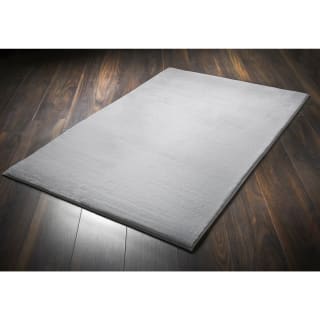 Simply Everyday Fur Microplush Large Rug - Silver