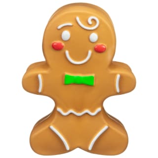 Squeaky Dog Toy - Gingerbread Man