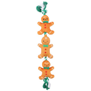 Winter Paws Christmas Food Rope Toy - Gingerbread