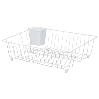 400909-simply-everyday-powder-coasted-dish-drainer-with-caddy