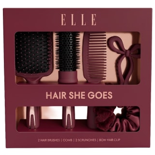 Elle Hair She Goes Gift Set - Burgundy