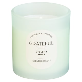 Grateful Scented Candle - Violet & Musk