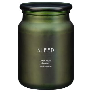 Large Sleep Scented Candle - Cassis Violet & Amber
