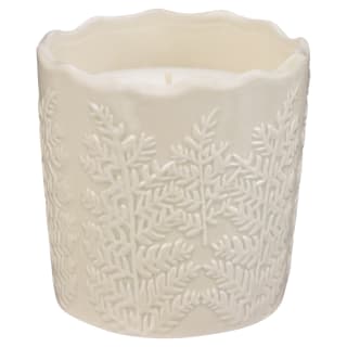 Leaf Embossed Candle