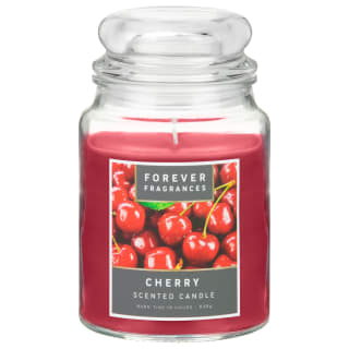 Forever Fragrance Cherry Scented Candle Jar - Large