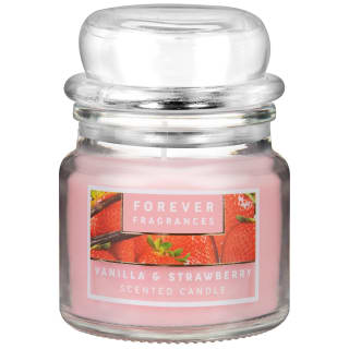 Forever Fragrance Vanilla & Strawberry Scented Candle - Small