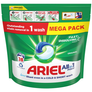 Ariel Original All-in-1 Pods 38 Washes