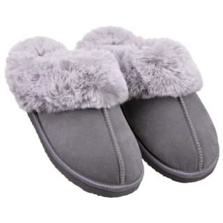Ladies Boxed Mule Snuggle Slippers