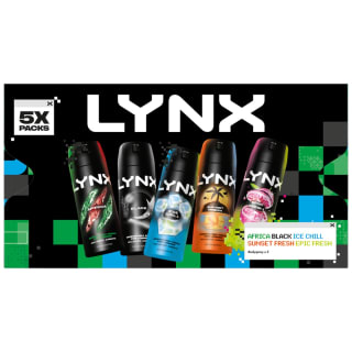 Lynx Body Spray Set 5pk