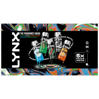 Lynx Bodyspray Set 5pk