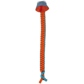 Mighty Python Tug Dog Toy - Orange