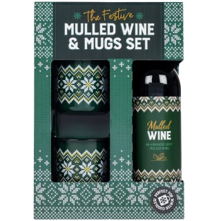 Mulled Wine & Mugs Gift Set - Green