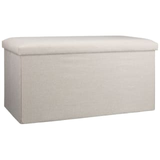 Linen Effect Storage Box & Coffee Table - Cream