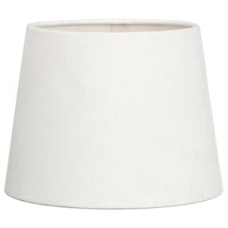 Velvet Effect Light Shade 9&quot; - Cream
