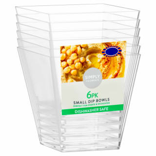 Small Square Dip Bowls 6pk