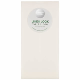 Linen Look Party Table Cloth