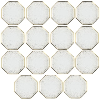 403802-15pk-christmas-traditional-hexagon-plate-9inch-gold