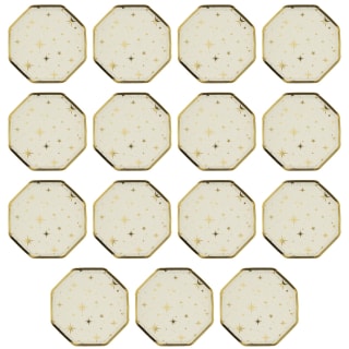 403802-christmas-15-pcs-hexagon--plate-9inch-gold