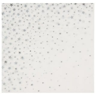 Metallic Party Napkins 25pk - Silver