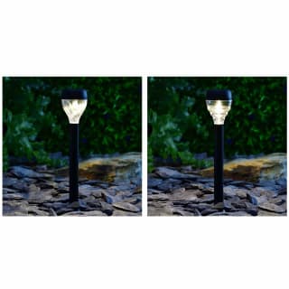 Solar Powered Black Post Light - Assorted