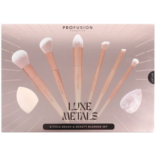 Profusion Cosmetics Brush & Beauty Blender Set 8pc
