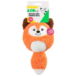Woodland Animal Ball Puppy Toy - Fox